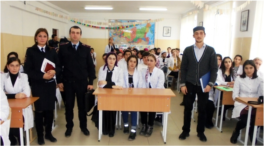 14 декабря 2016 в Медицинском колледже состоялась встреча с представителями ГОВД и Муфтията города
