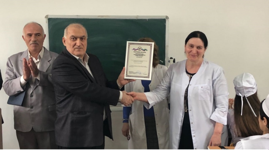 Благодарность от председателя территориальной избирательной комиссии города Хасавюрта Дадаевым И.Н.