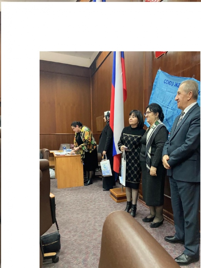 Председатель Совета женщин Хасавюрта награждена медалью "За любовь к Отчизне"